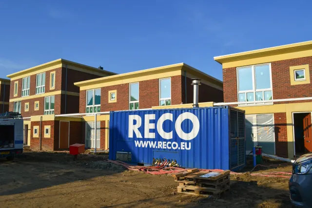 RECO luchtbehandelingsunit bij woningbouwproject in Beverwijk