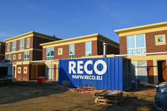 RECO luchtbehandelingsunit bij woningbouwproject in Beverwijk