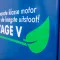 Detail van Stage V-label op RECO aggregaat 45 kVA