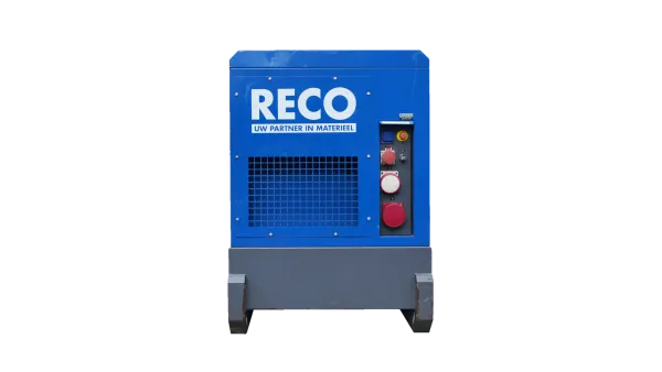 RECO dieselaggregaat 100 kVA vanaf de achterzijde