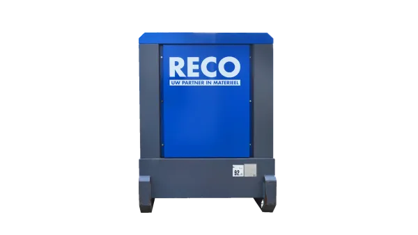 RECO dieselaggregaat 100 kVA vanaf de zijkant