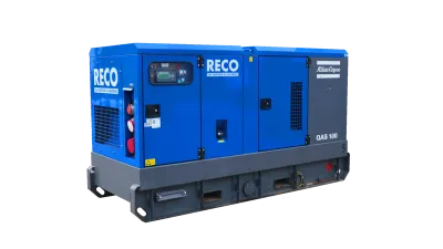RECO dieselaggregaat 100 kVA in vooraanzicht