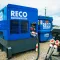 RECO dieselaggregaat 250 kVA aangesloten op stroomvoorziening op bouwlocatie