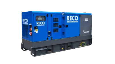 RECO dieselaggregaat 250 kVA voor tijdelijke stroomvoorziening