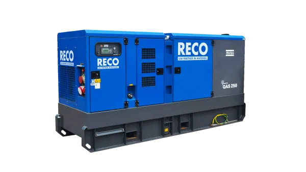 RECO dieselaggregaat 250 kVA voor tijdelijke stroomvoorziening