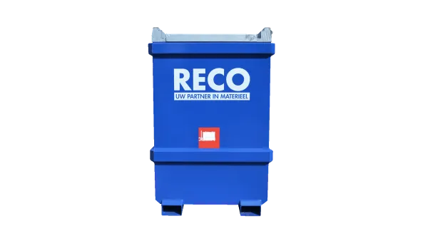 RECO IBC brandstoftank 3.000 liter zijaanzicht