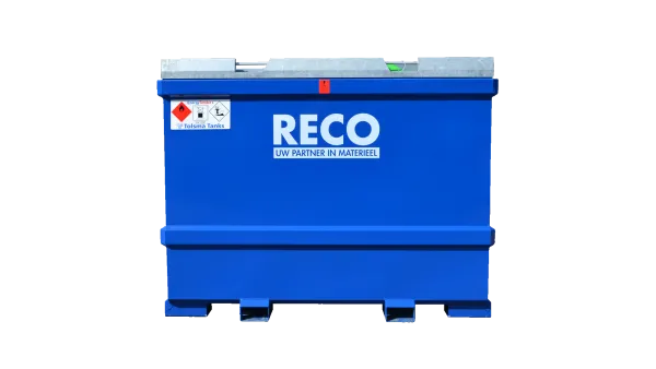 RECO IBC brandstoftank 3.000 liter vooraanzicht