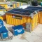 RECO Battery Pack 60 kWh in combinatie met zonnepanelen voor stroomvoorziening op de bouwplaats