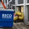 RECO HVO100 brandstoftank op bouwplaats naast luchtverwarmer