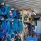 Ingerichte 20 ft opslagcontainer met kabels, gereedschap en materieel