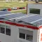 RECO bouwkeet met zonnepanelen op het dak