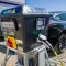 Mobiele laadpaal van RECO tijdens het opladen van een elektrische auto