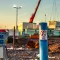 Standleiding met tappunt voor tijdelijke watervoorziening op een bouwplaats