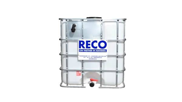 Watertank 1000 liter met verzinkt stalen frame en aftapkraan