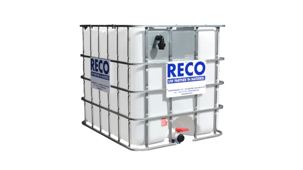 Watertank 1000 liter met verzinkt stalen frame, pomp en kraan