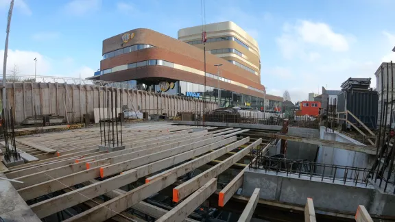 Ondersteuning voor nieuwbouw hotel bij Arnhem Centraal Station