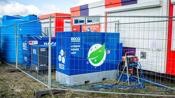 Hybride aggregaat en battery pack van RECO voor Strukton Rail