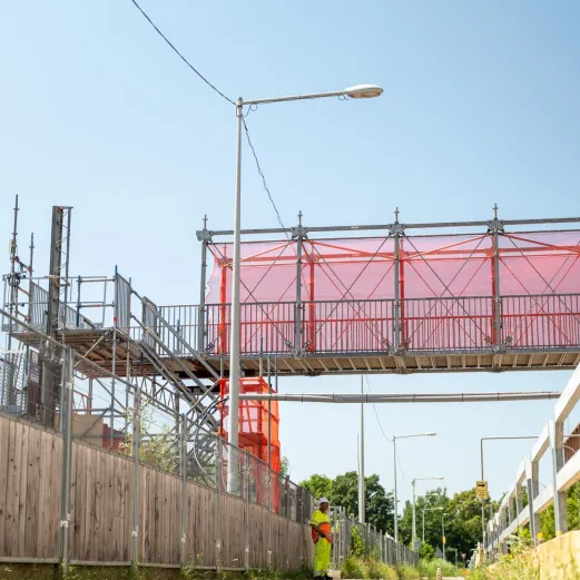RECO Prefab Layher Loopbrug AZC Houthaven Van Wijnen