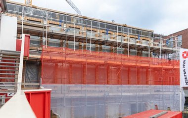 Van Wijnen bouwt AZC Houthaven met RECO steigerwerk